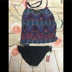 Arizona swimwear top n bottom sz M